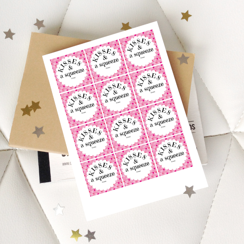 Printable Squeeze Valentine Sample