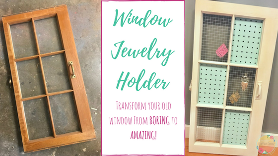 DIY Window Jewelry Holder