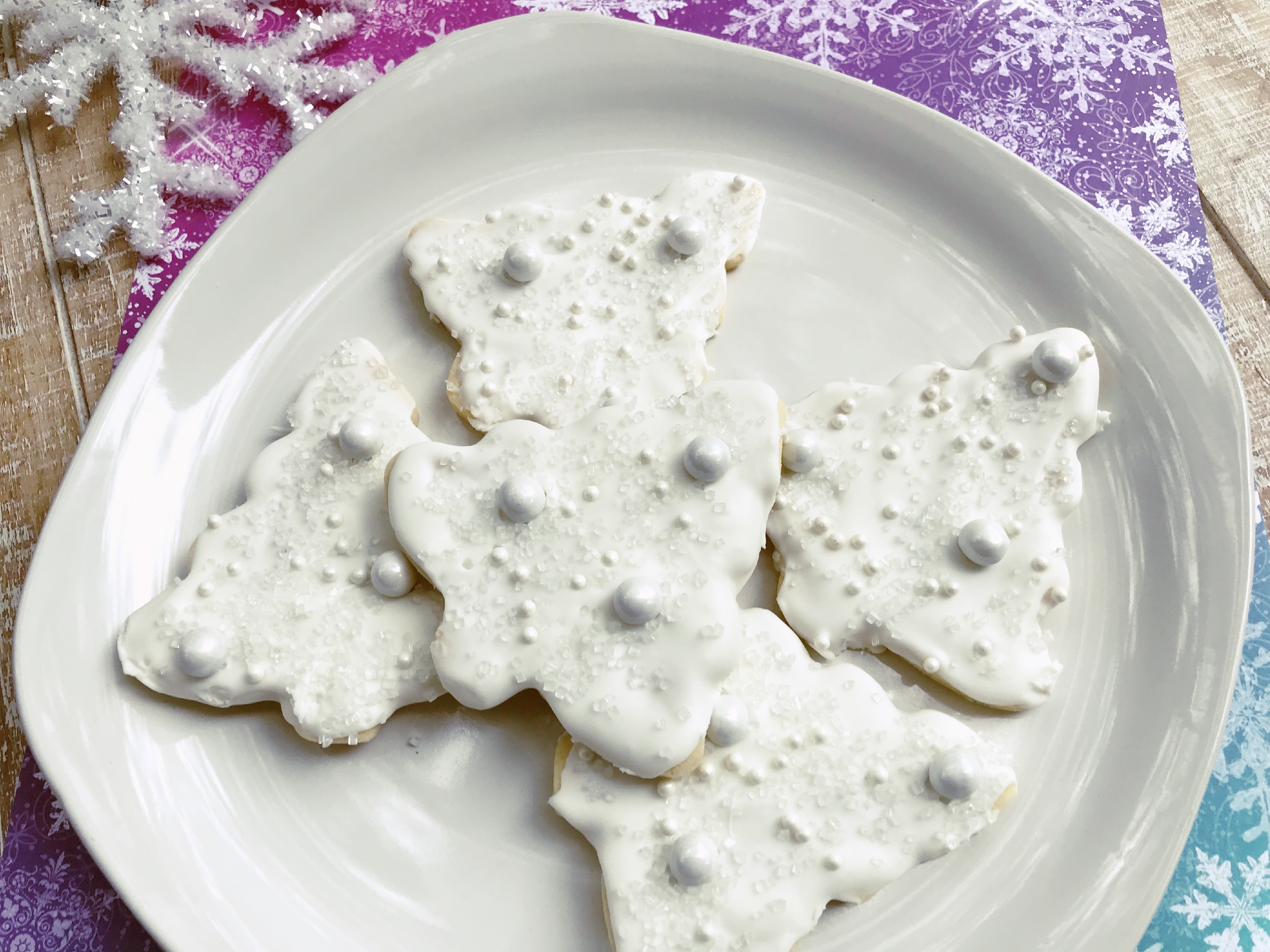 Christmas Tree Cookies with Royal Icing SECRET