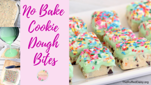 No Bake Cookie Dough Bites