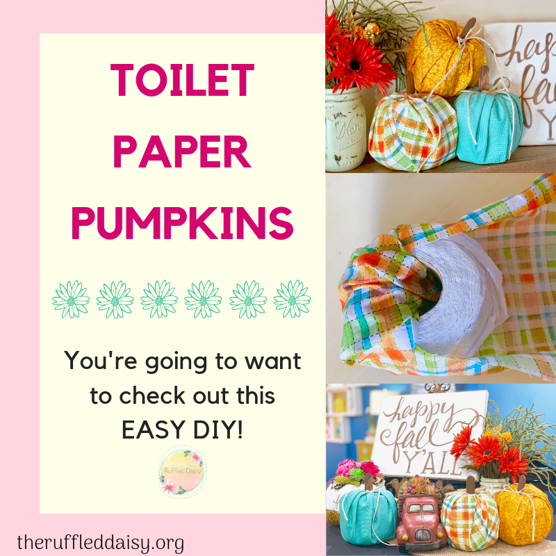 Toilet Paper Pumpkins - Easy DIY